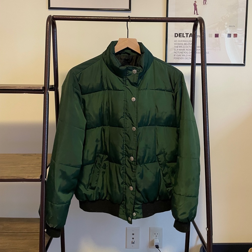 Green Bomber Jacket